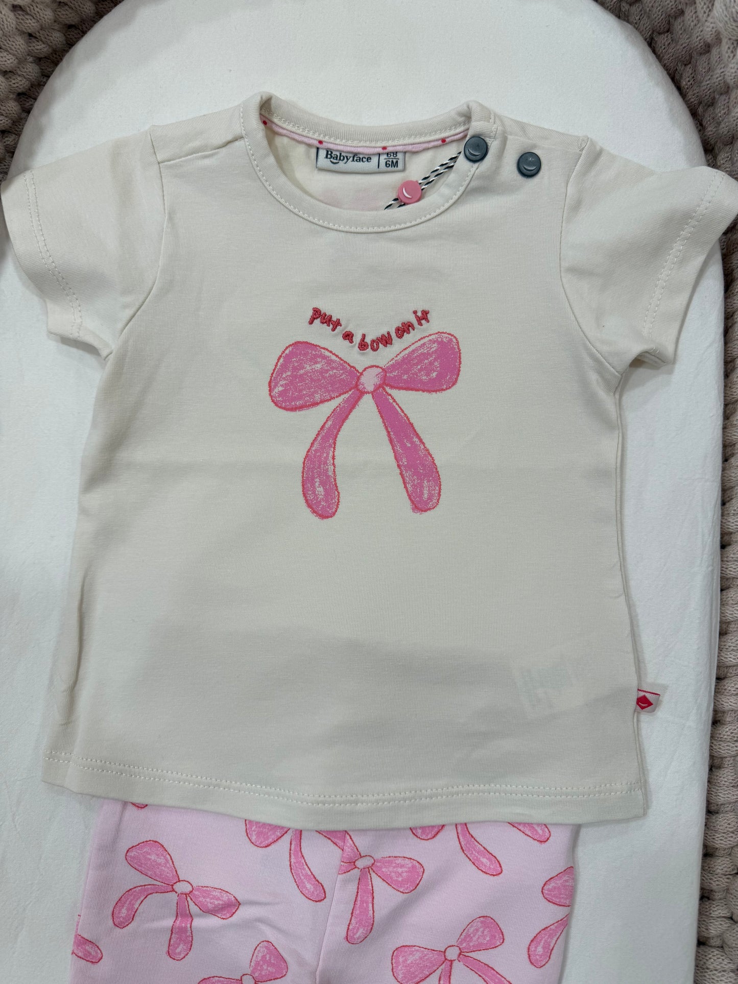 T-shirt fiocco babyface
