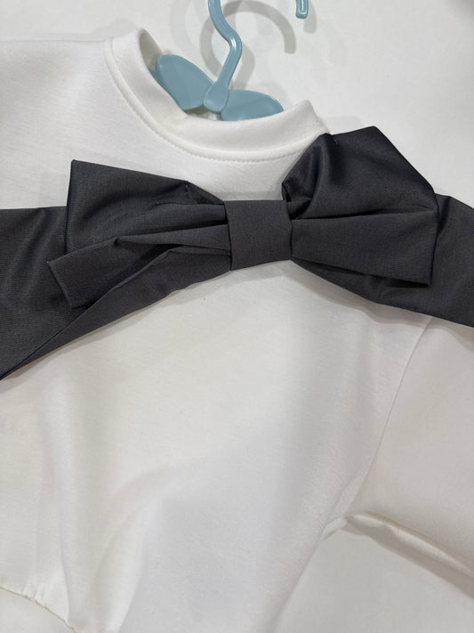 Felpa con fiocco nalù