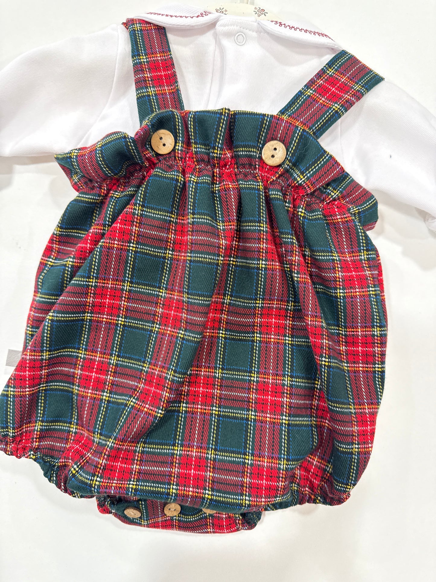 Pagliaccetto babygirl calamaro tartan