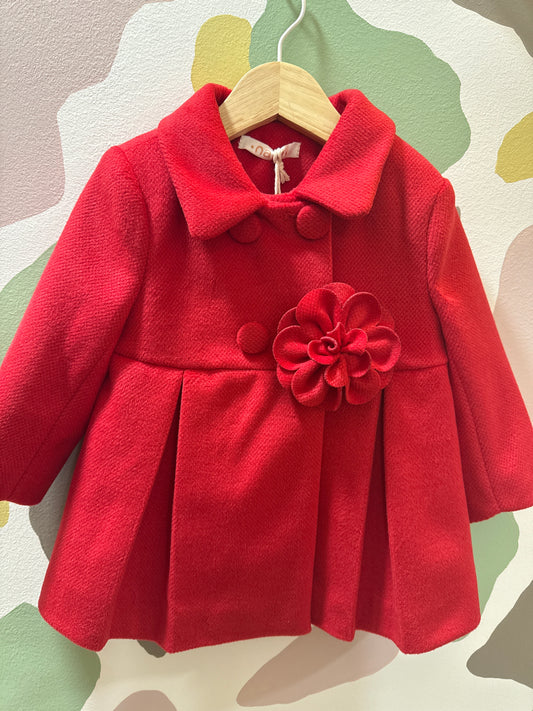 Cappotto rosso spilla nalù