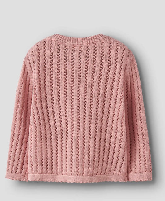 Cardigan Lil'A misty rose