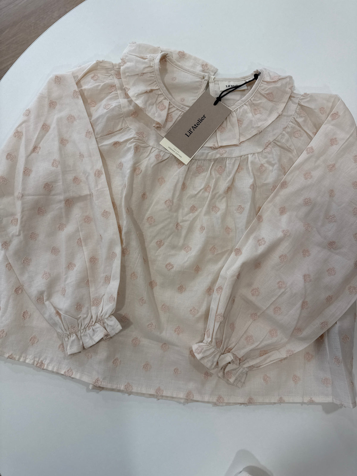 Camicia lil pois rosa