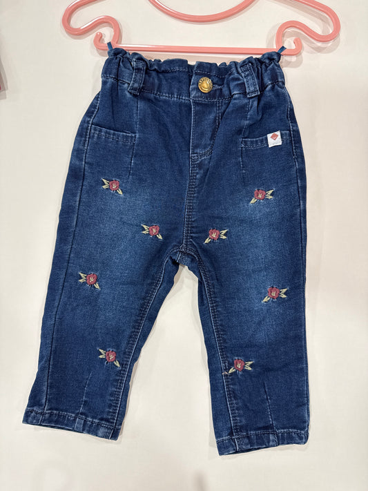 jeans fiori babyface