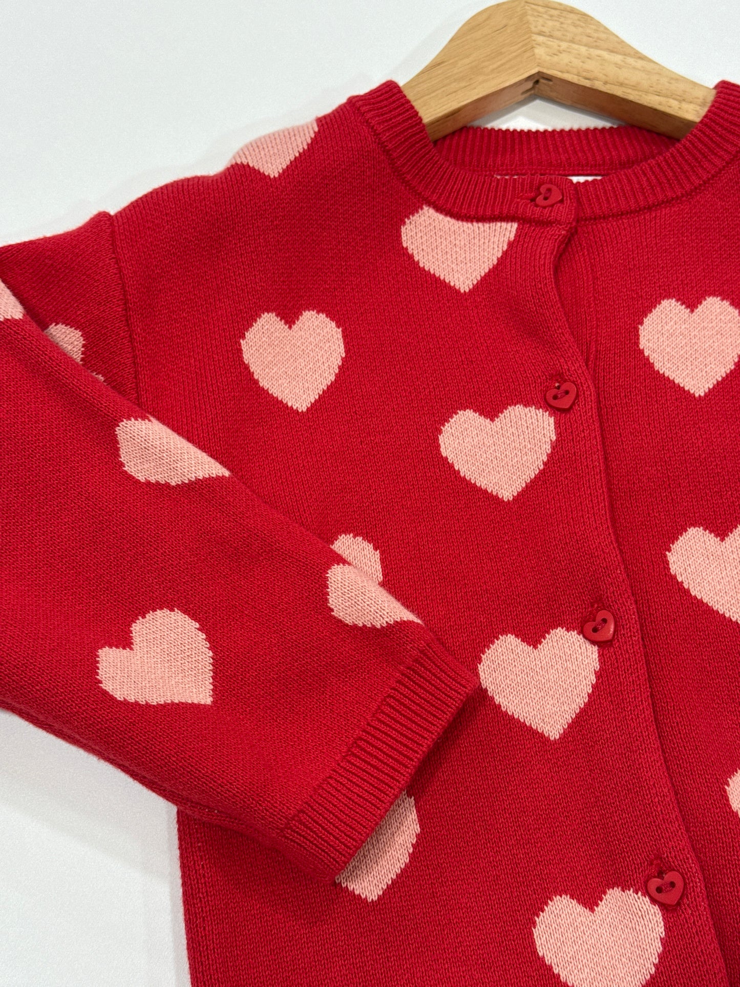 Cardigan cuori babyface