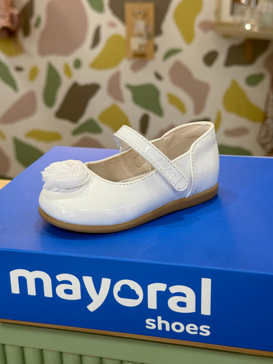 Ballerina Bianca lucida Mayoral