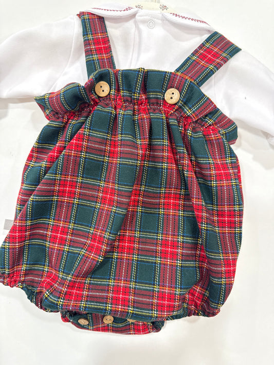 Pagliaccetto babygirl calamaro tartan