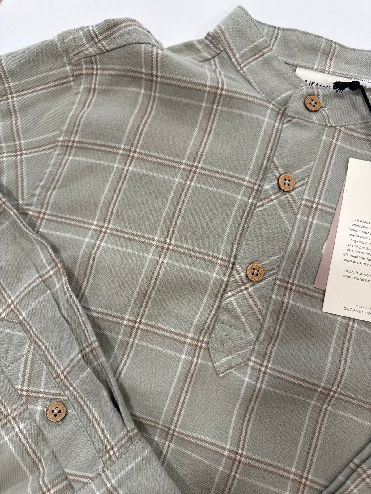 Camicia verde Lil'A