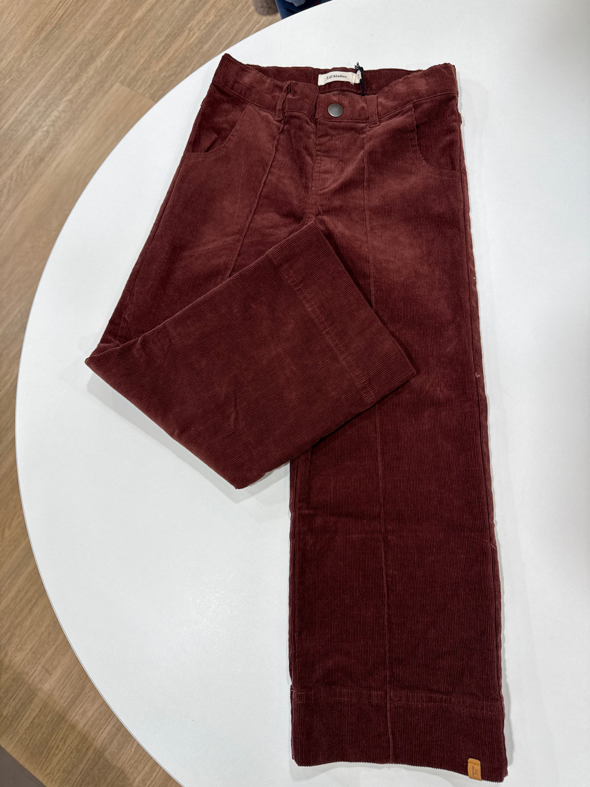 Pantalone velluto bord.