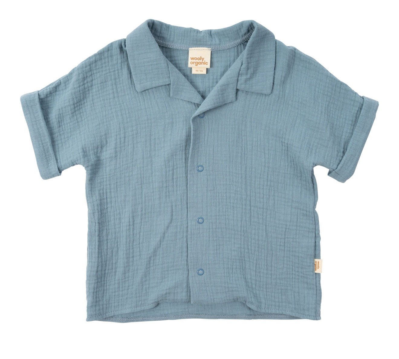 Camicia mussola azzurra wooly