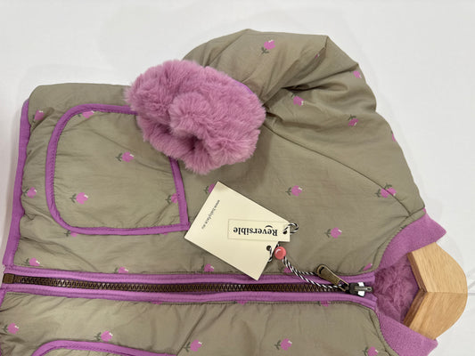 Giubbino Reversibile bimba verde babyface