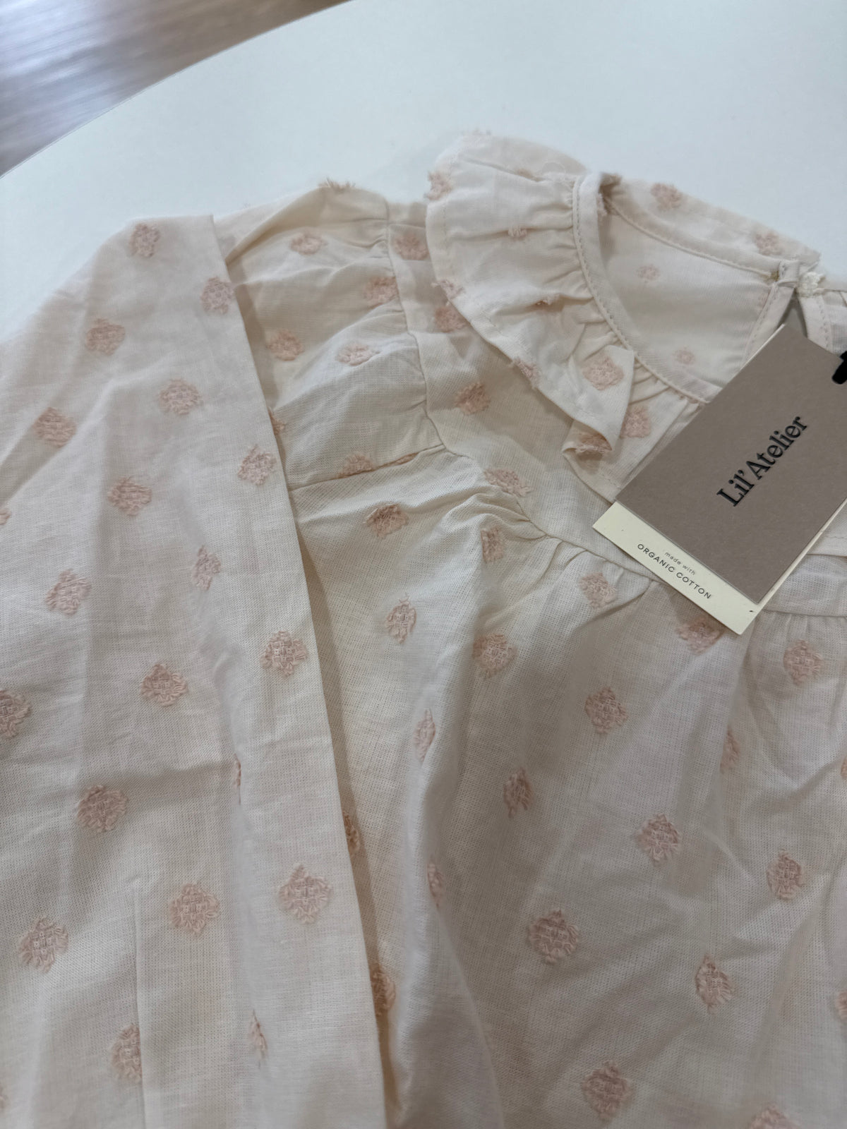 Camicia lil pois rosa