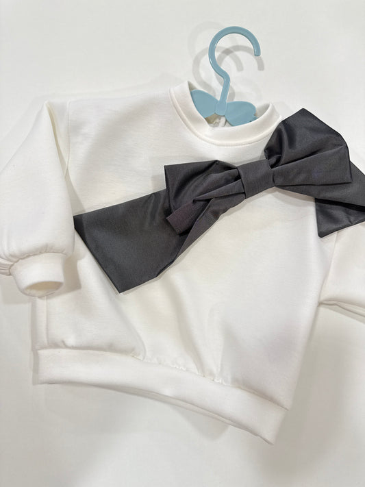 Felpa con fiocco nalù