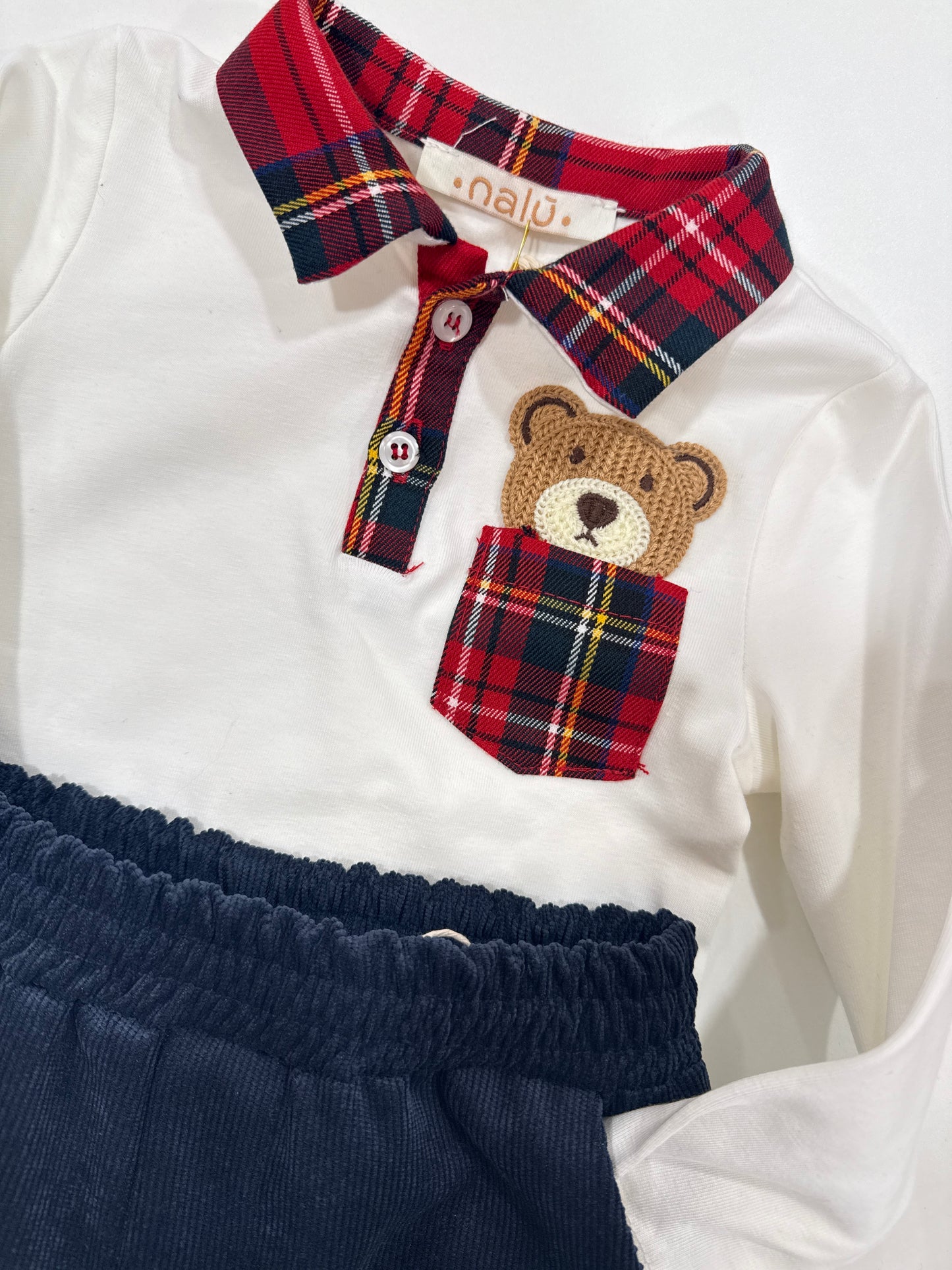 Polo orsetto natale Nalù