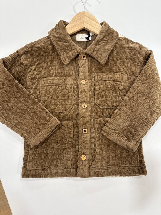 Camicia giacca velluto marrone Lil