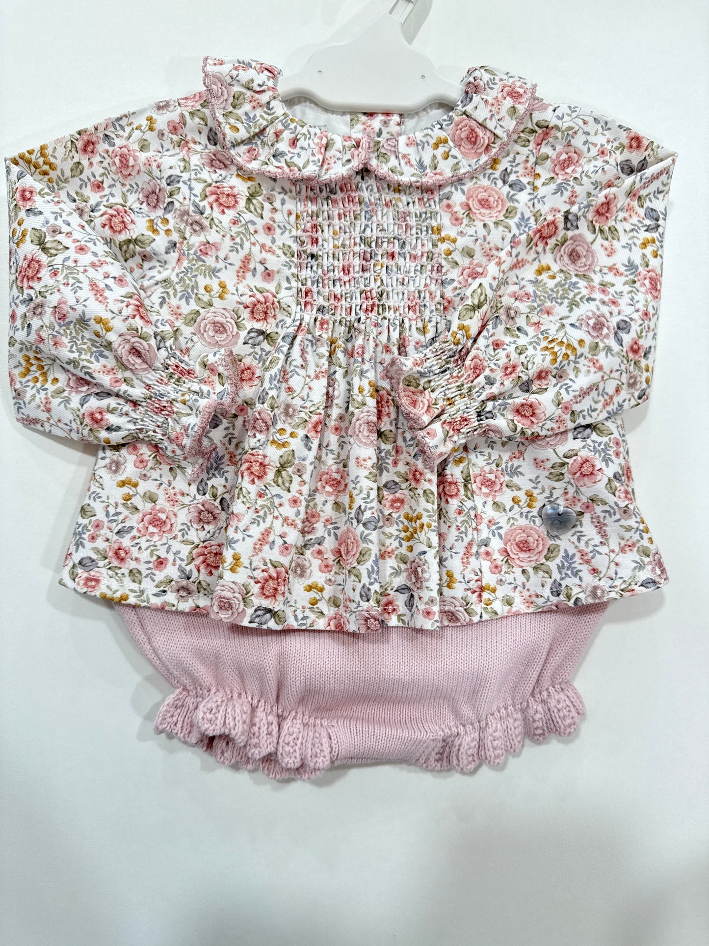 Completo granlei bimba fiori