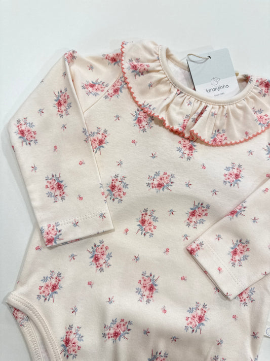 Body colletto fiori Laranj