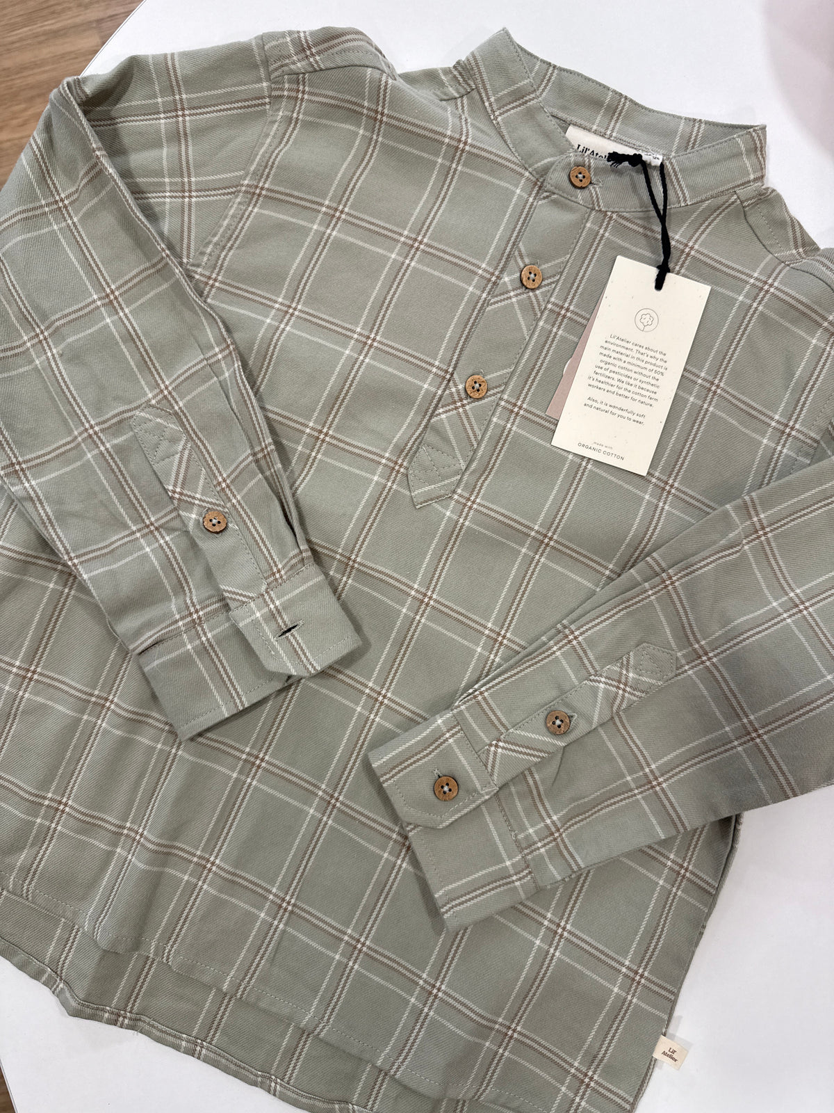 Camicia verde Lil'A