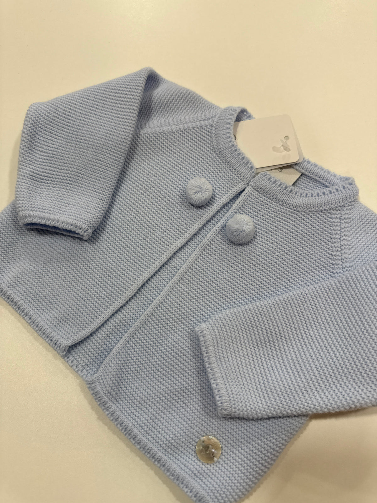Cardigan azzurro baby