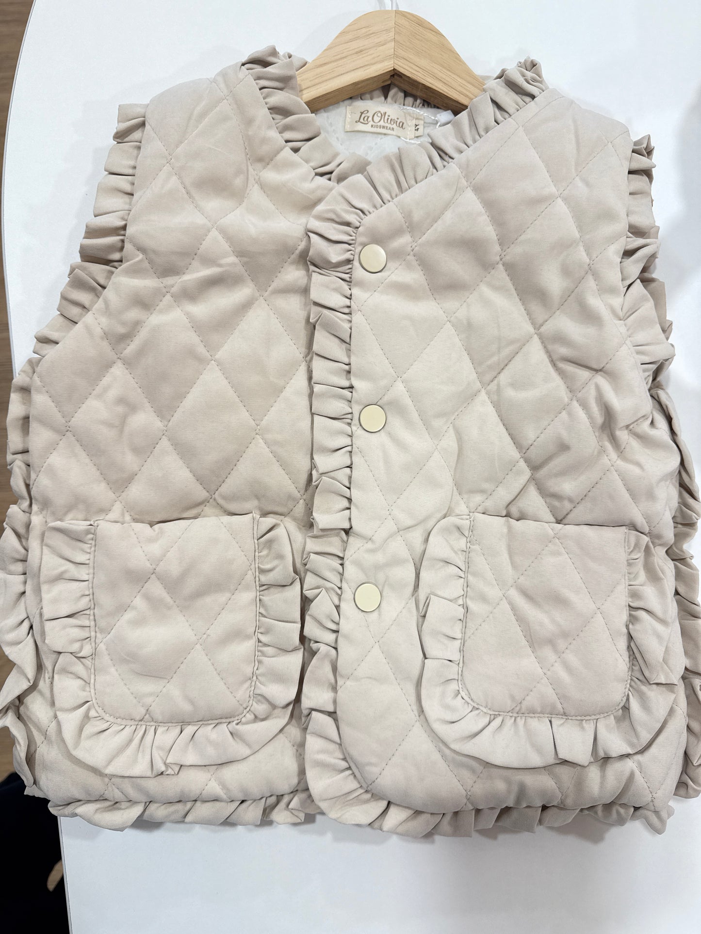 Gilet beige LaOlivia