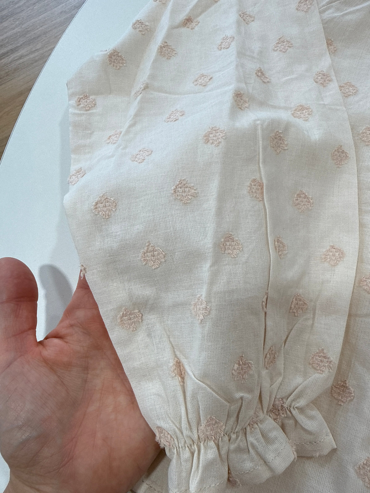 Camicia lil pois rosa