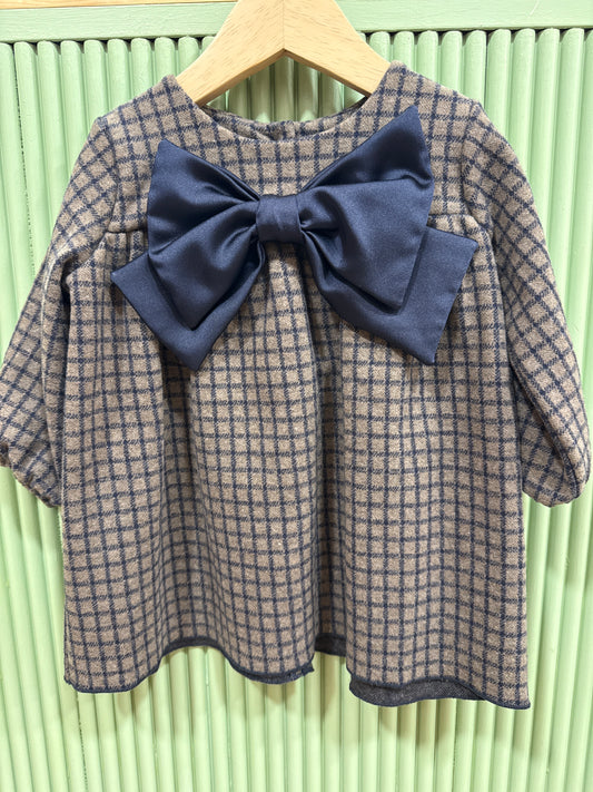 Abito fiocco blu A24