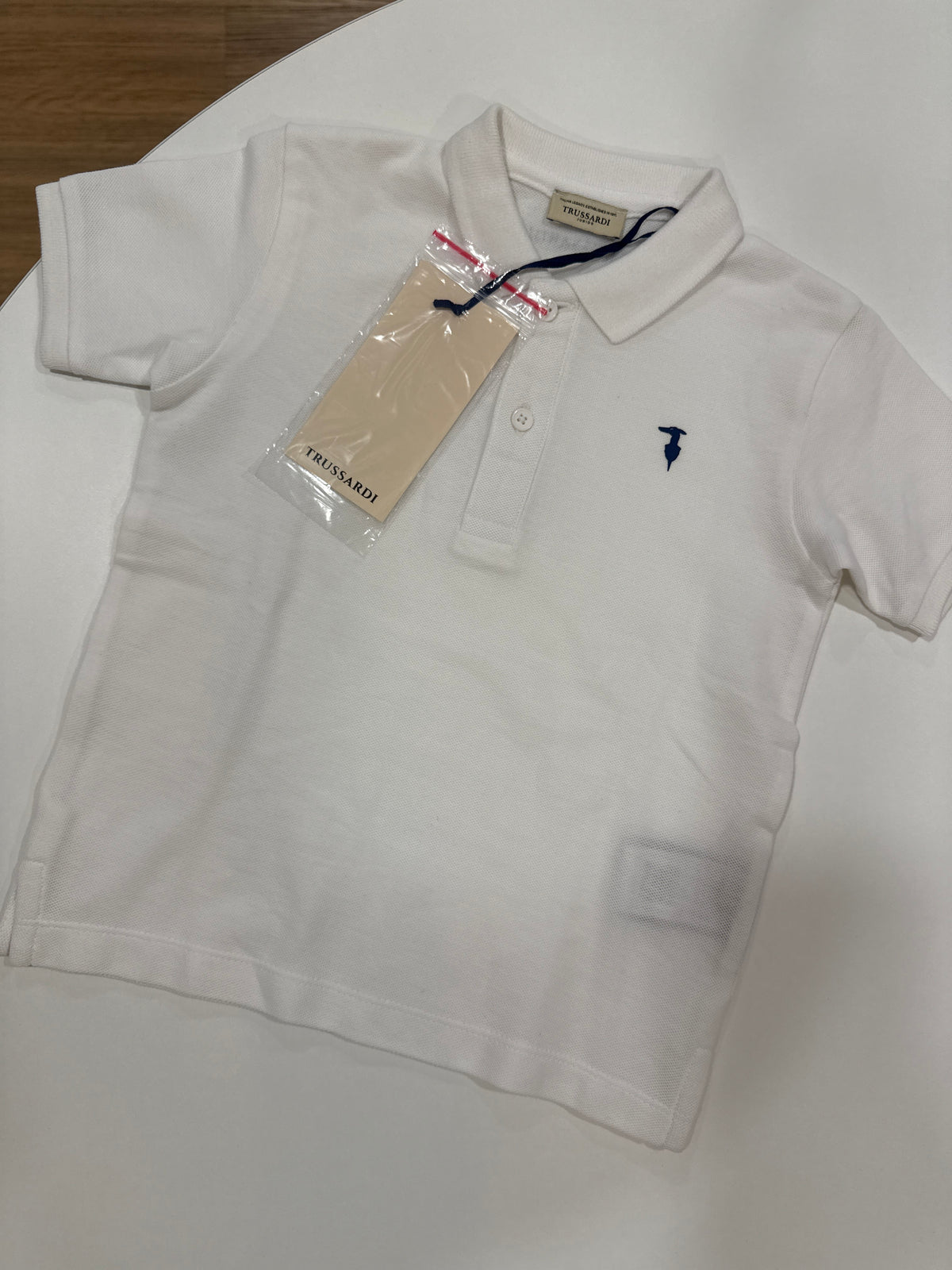 Polo bianca trussardi