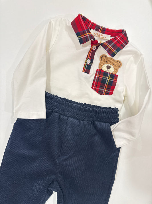 Polo orsetto natale Nalù