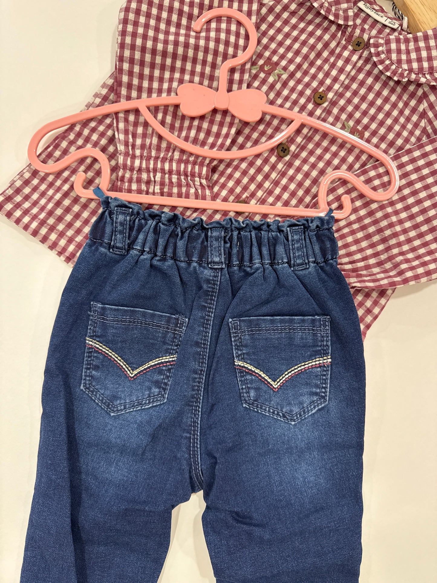 jeans fiori babyface