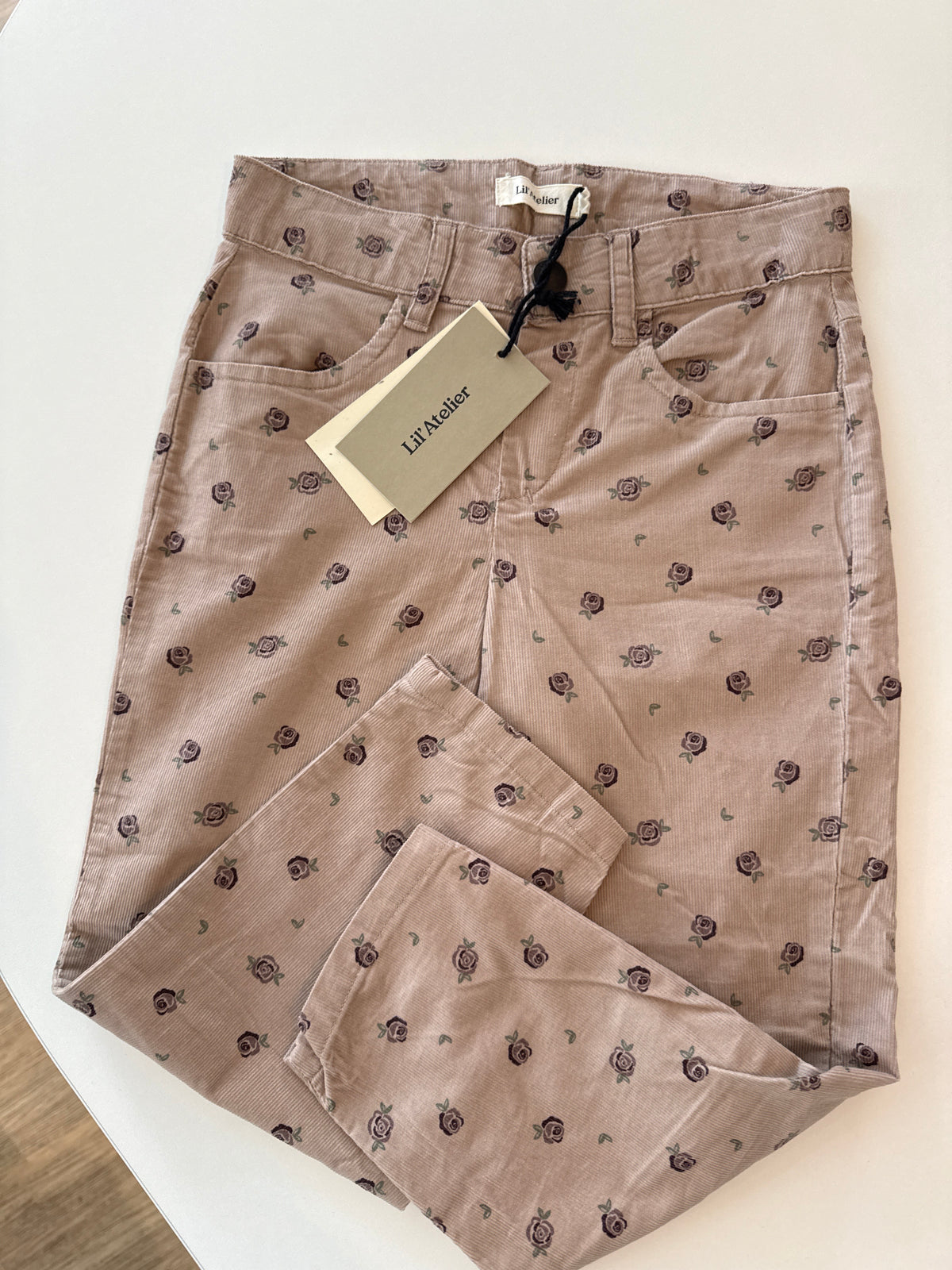 Pantaloni fiori bimba2