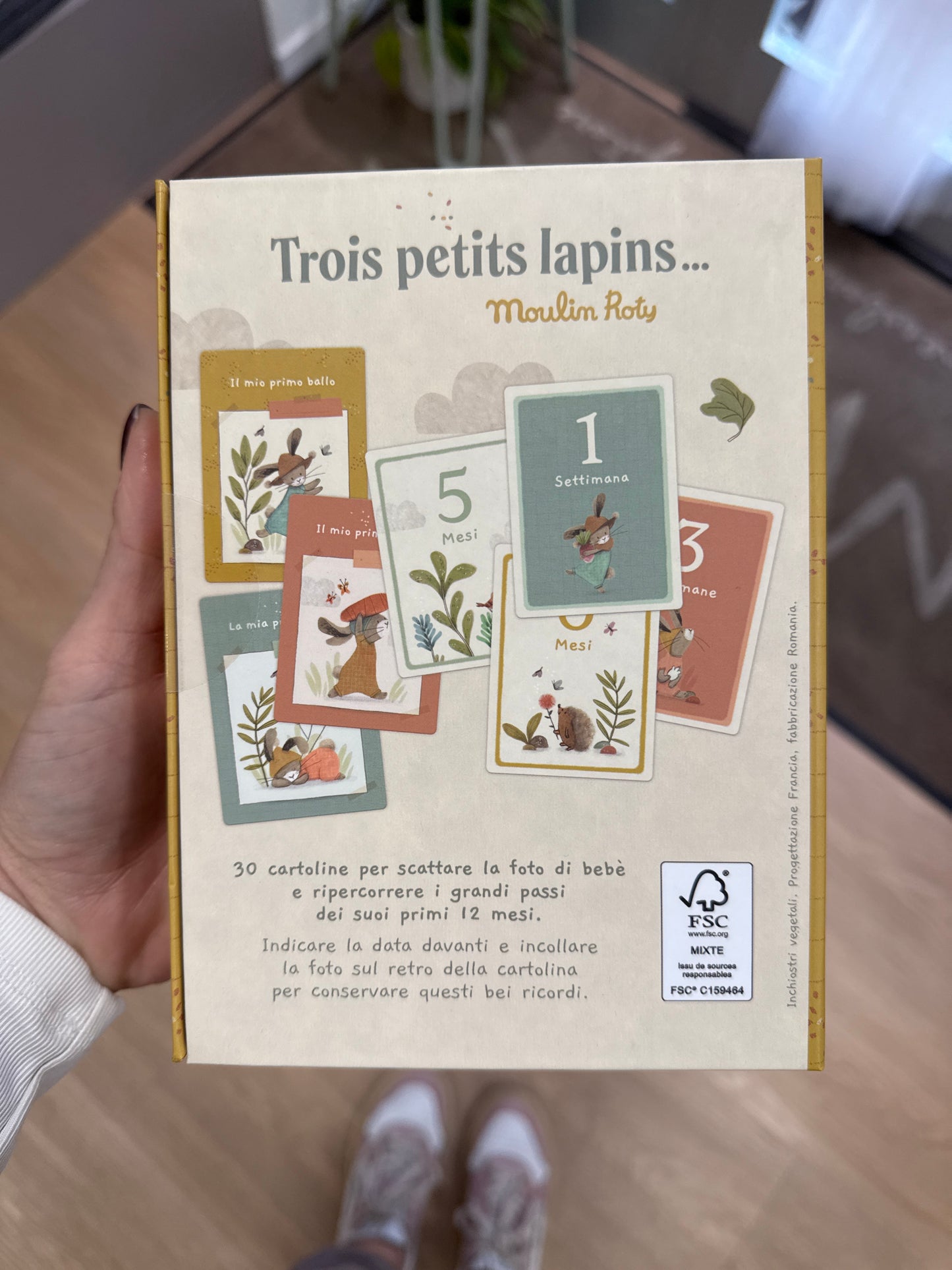 Card nascita e traguardi coniglio
