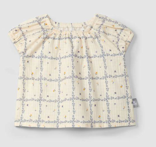 Camicina fiorellini panna