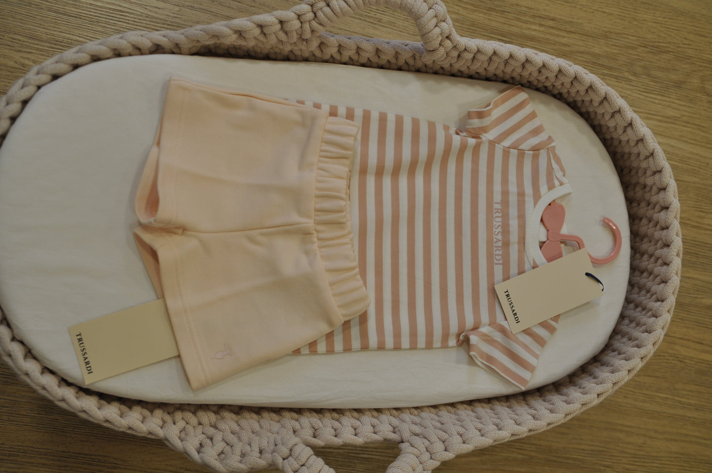 Shorts rosa trussardi
