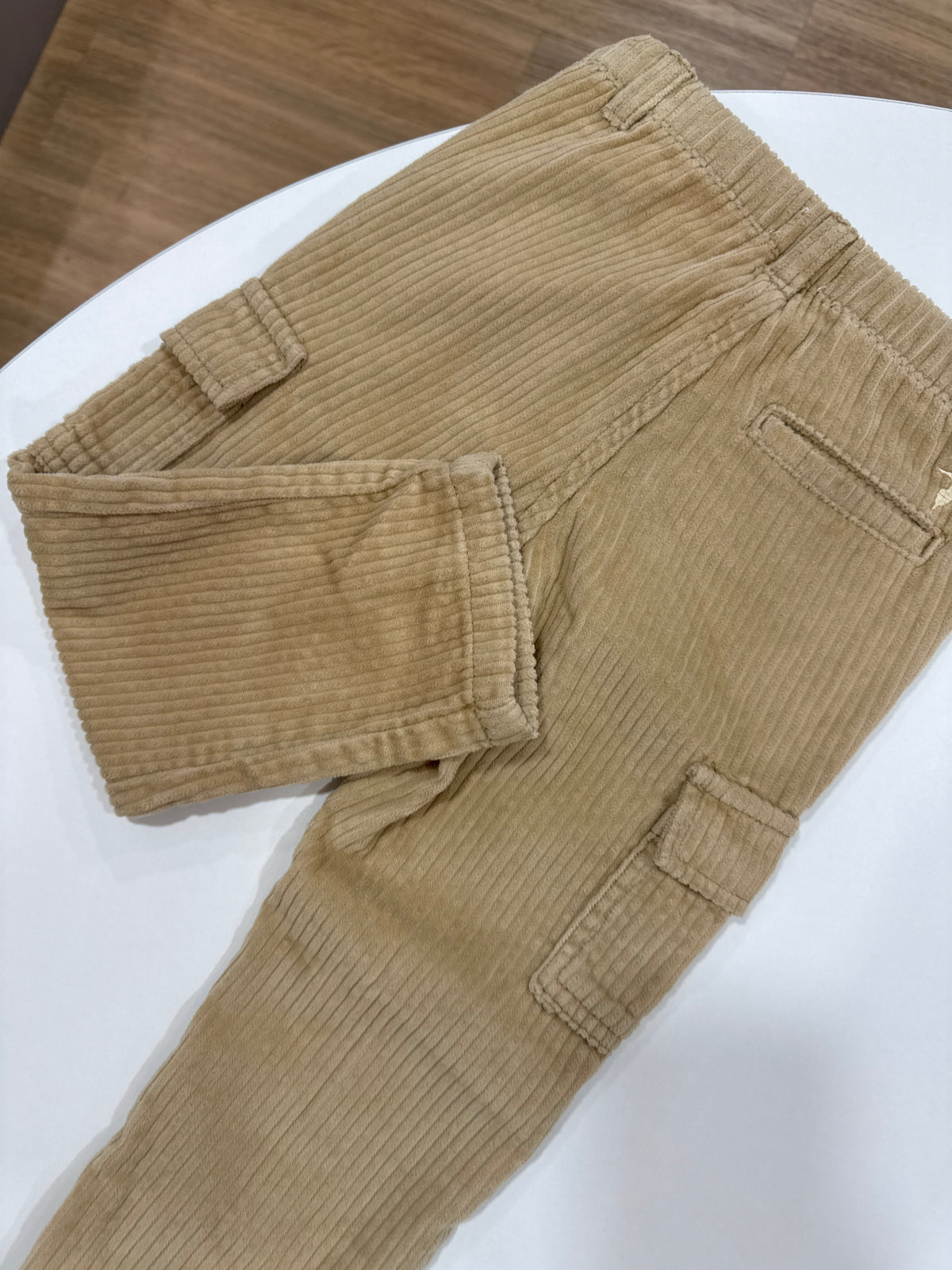 Pantalone velluto beige trussardi