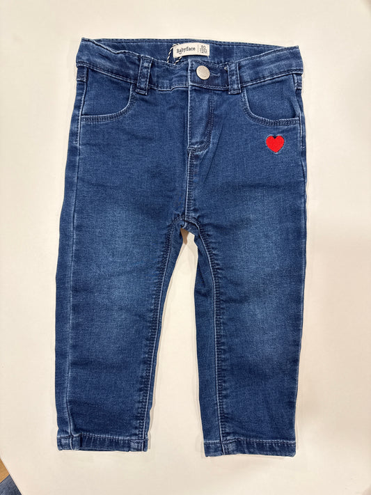 Jeans babyface cuore