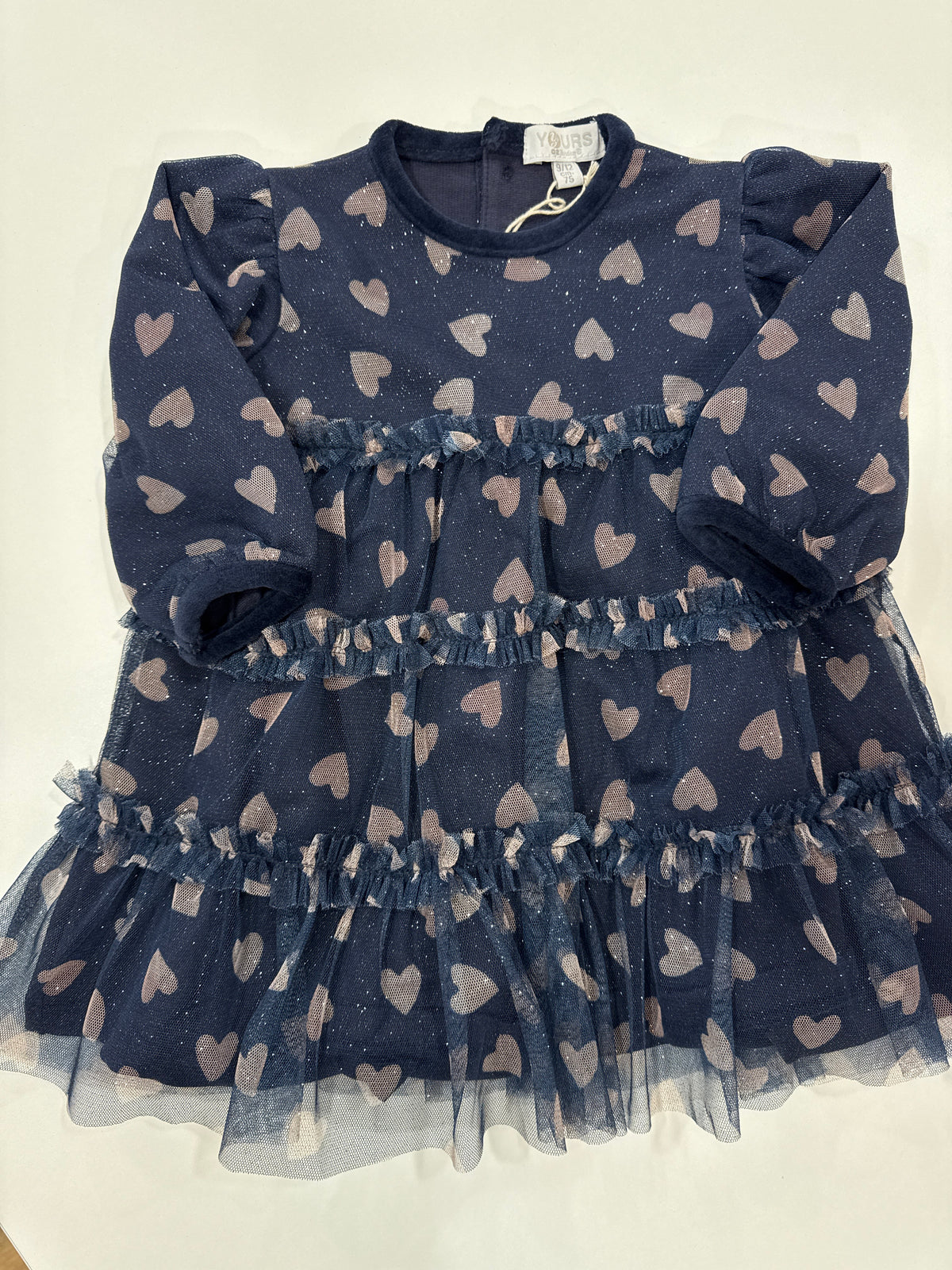 Abito glitter cuori