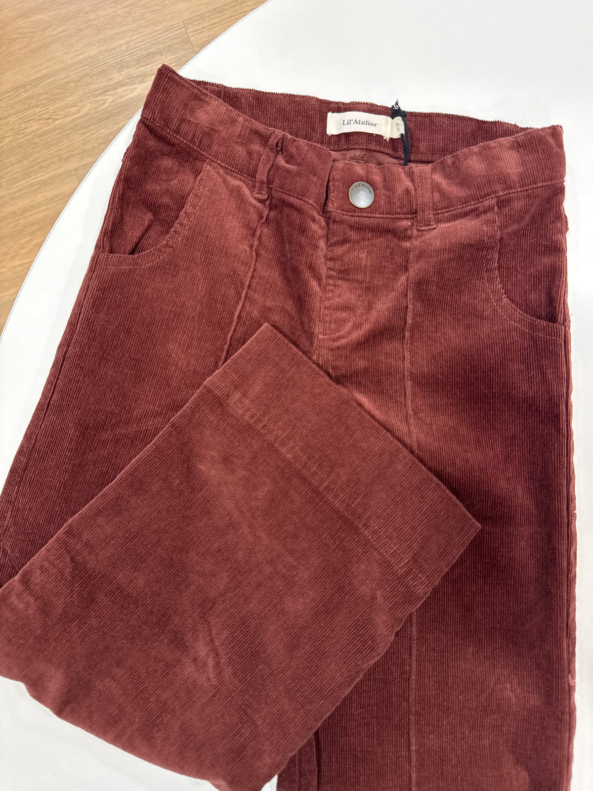 Pantalone velluto bord.