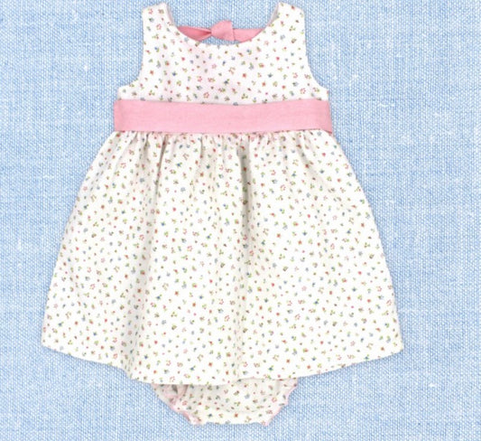 Vestito e mutandine rosa rapide